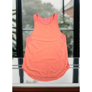 Lululemon Sculpt Tank II Women 4 Light Coral Lightweight Running Athletic‎ Shirt